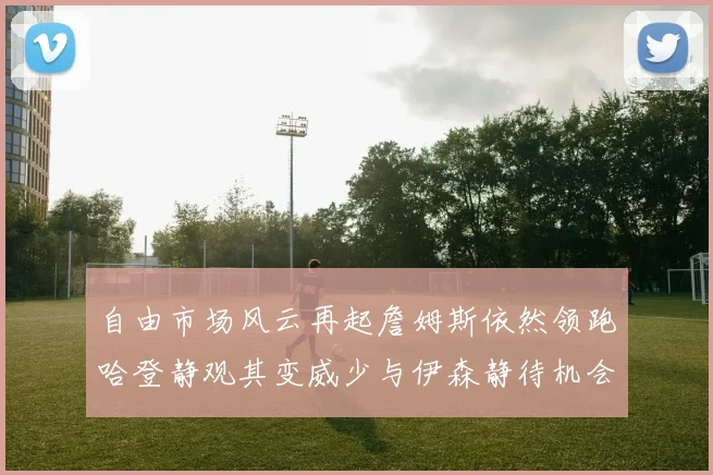 自由市场风云再起詹姆斯依然领跑哈登静观其变威少与伊森静待机会